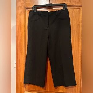 Black wide leg capri pants. Sandro sportswear